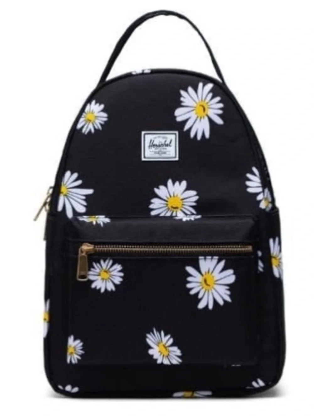 Herschel Nova Black Daisy Mini Backpack